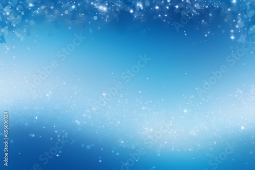 Light BLUE vertical template with ice snowflakes. Blurred decorative design in xmas style with snow. New year design for your business advert.