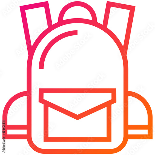 Bagpack Vector Icon Design Illustration