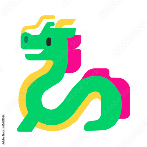 Dragon - Vector Emoji
