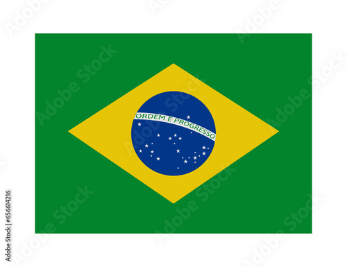 flag of brazil on transparent background