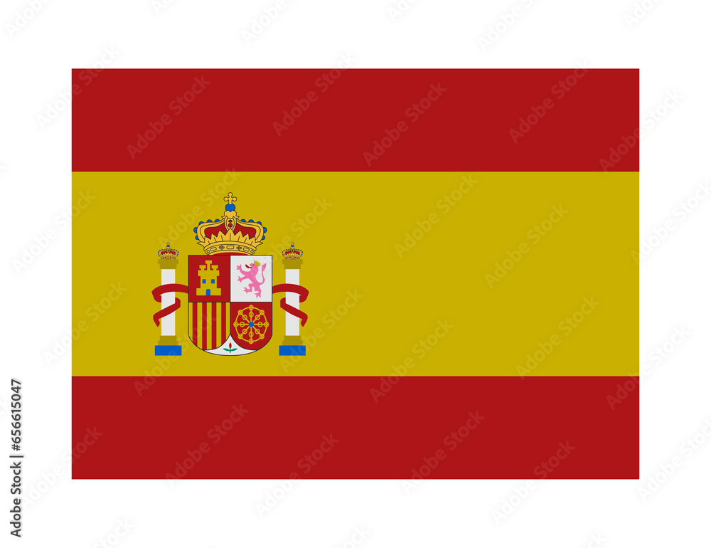 flag of spain on transparent background flag of spain on transparent background