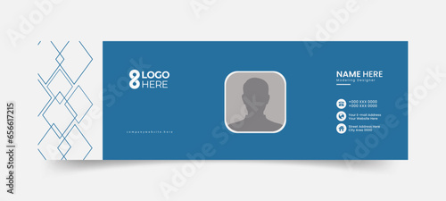 Modern and Minimalist Email Signature Idea