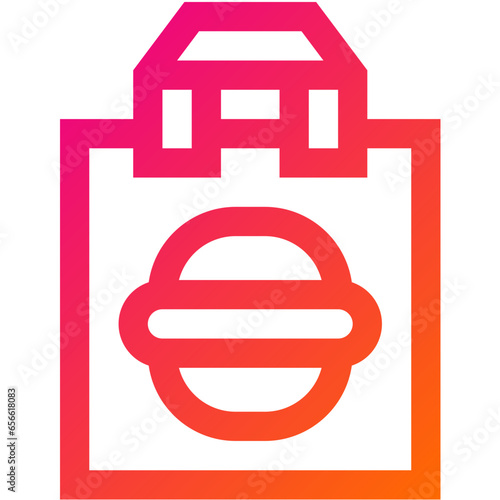 Take Away Vector Icon Design Illustration