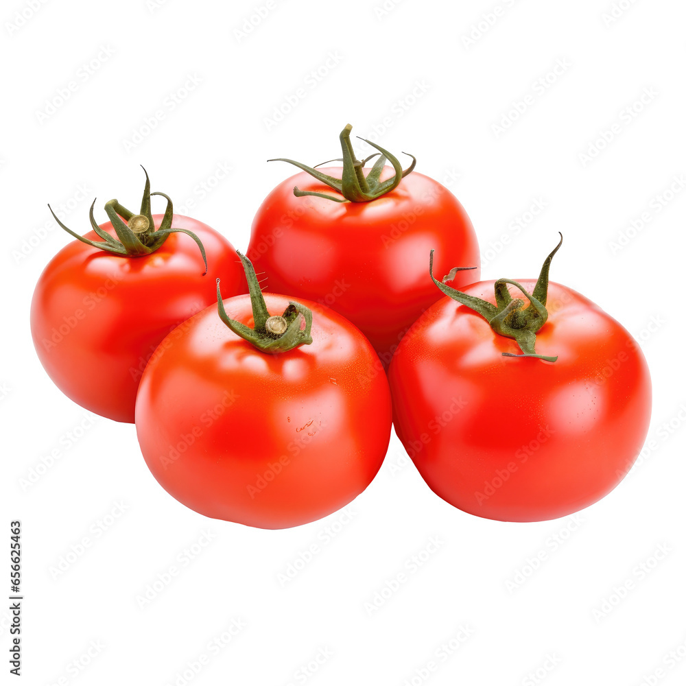 Juicy Red Tomato with Stem Juicy Red Tomato with Stem