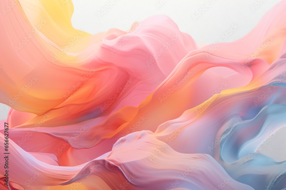 Abstract colorful background with silky smooth fabric waves Abstract colorful background with silky smooth fabric waves