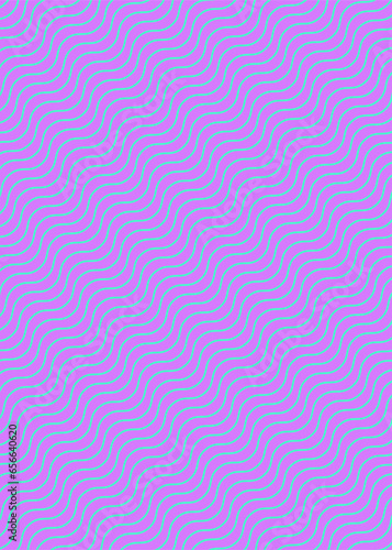 Purple abstract background with wave green lines.Vector illustration.