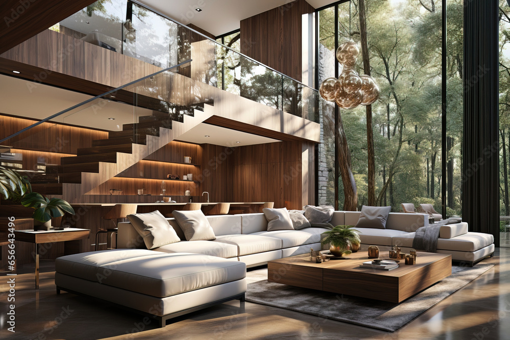 A closer look at Luxury Townhouses With Double-Height Ceilings
