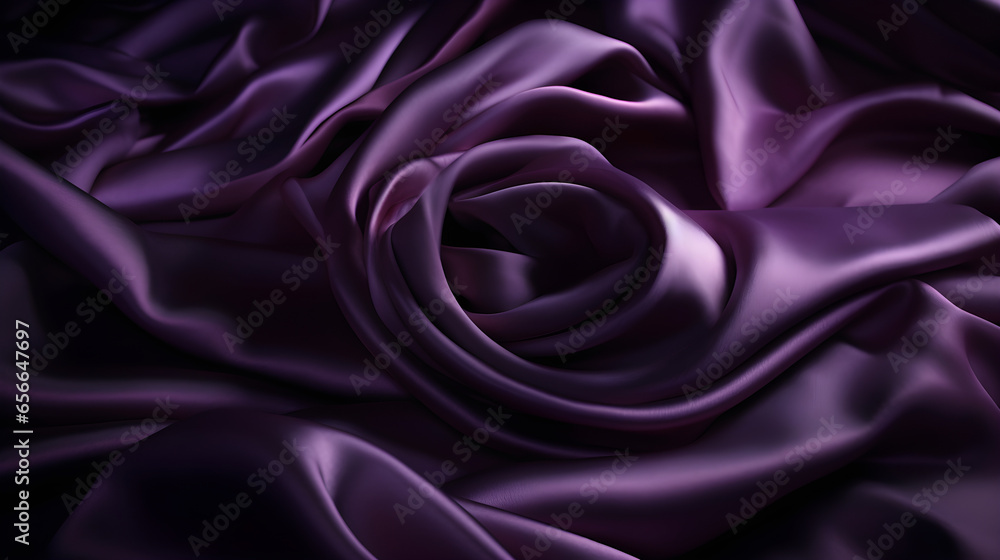 Abstract purple satin background. 3d render, for product presentation, product display, banner background Abstract purple satin background. 3d render, for product presentation, product display, banner background