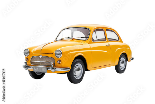 Car isolated on transparent background, Generative Ai