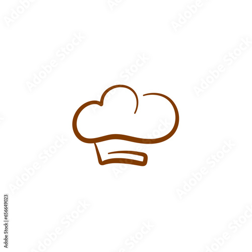 Hand drawn vintage chef and cook hats 