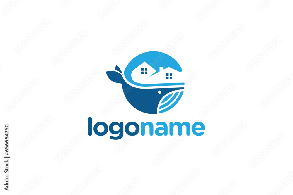 Real Estate Logo Design - Building Logo Design Template