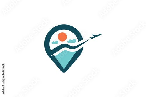 Travel Logo Design - Map Logo Design Template