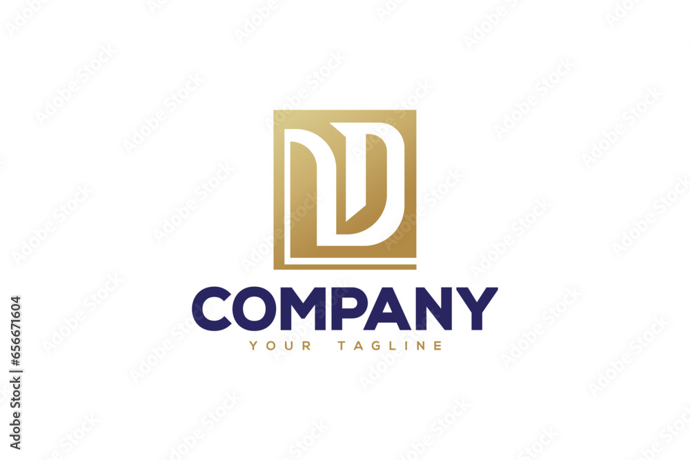 Letter D Logo Design - Lettermark Logo Design Template Letter D Logo Design - Lettermark Logo Design Template