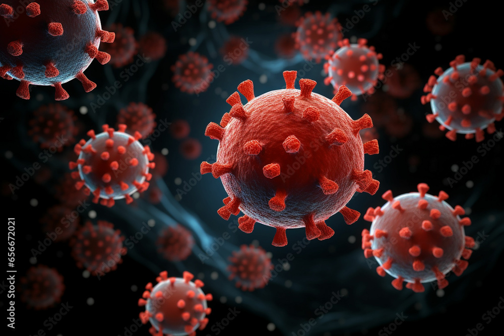 a group of viruses and bacteria close up of a virus cell coronavirus are shown in this image a group of viruses and bacteria close up of a virus cell coronavirus are shown in this image