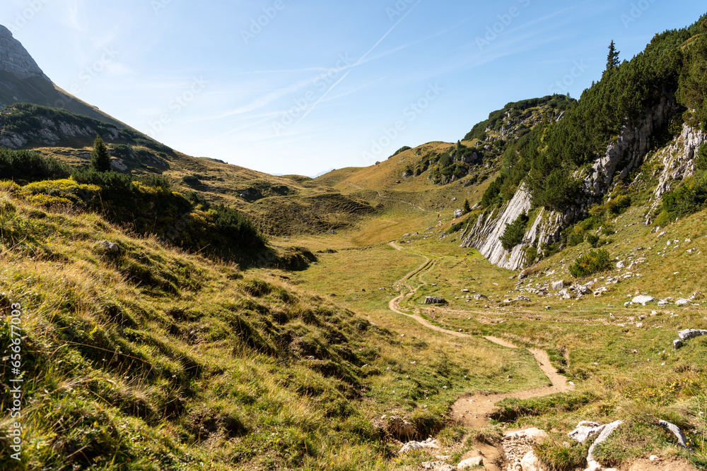 Naklejka premium Bergwanderpfad in Tirol