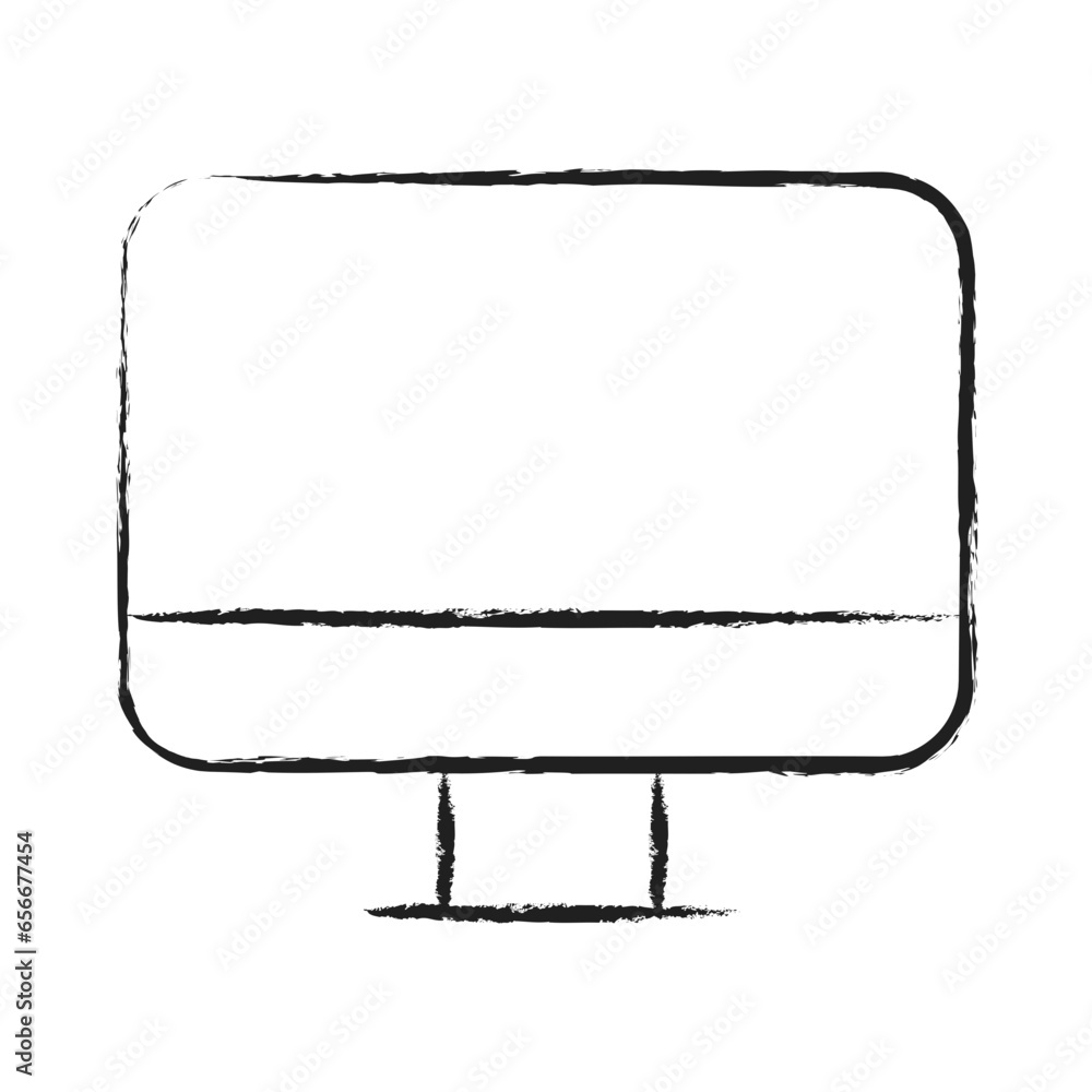 Hand drawn Screen icon Hand drawn Screen icon