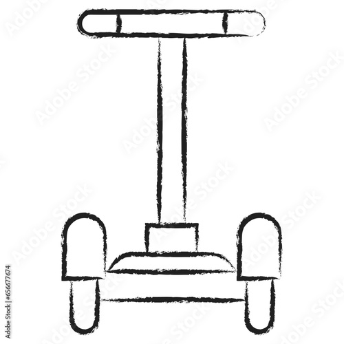 Hand drawn Segway icon