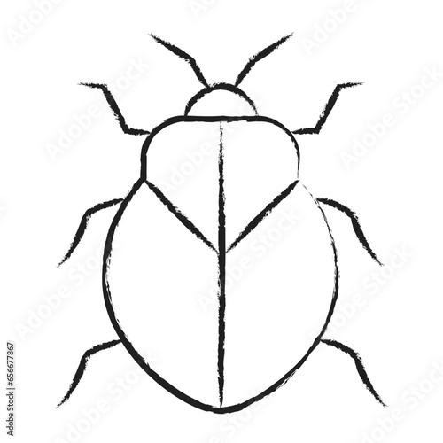 Hand drawn Stinkbug icon