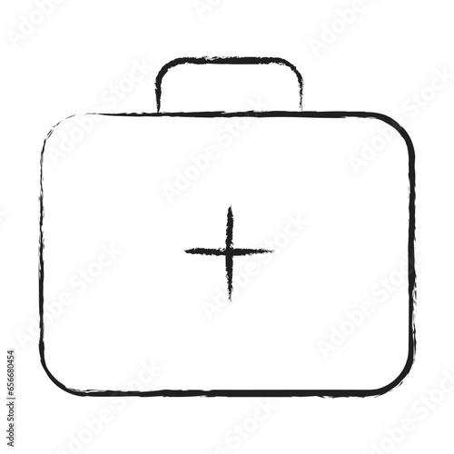 Hand drawn Medical Kit icon