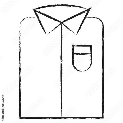 Hand drawn Shirt icon