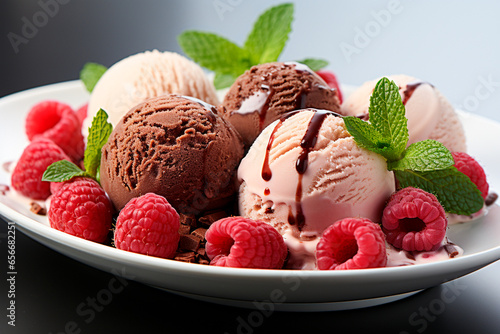 chocolate and strawberries with cream on a white background