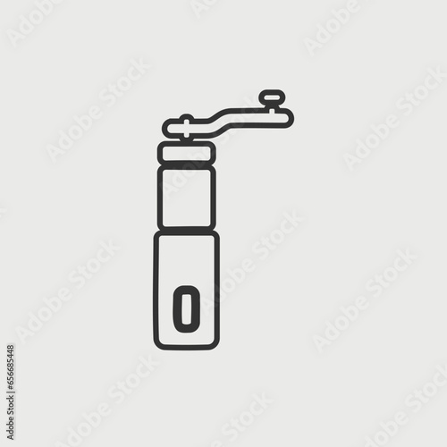 coffee brewer vector icon illustration sign