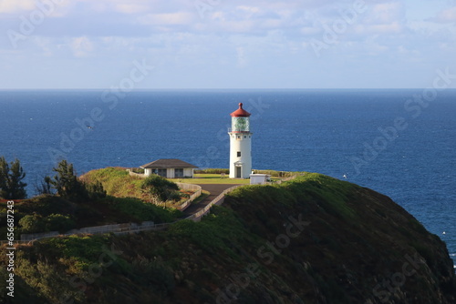 Kauai Hawaii Coastal Lighthouse Ocean Landscape