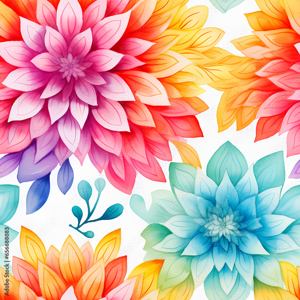 3D Lotus Mandala Seamless Pattern 3D Lotus Mandala Seamless Pattern