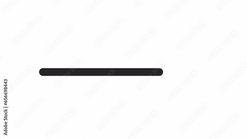 Slow moving stripe bw 2D element animation. Horizontal progressbar outline flat ui element cartoon 4K video, alpha channel. Uploading, downloading progress animated loader isolated on white background Slow moving stripe bw 2D element animation. Horizontal progressbar outline flat ui element cartoon 4K video, alpha channel. Uploading, downloading progress animated loader isolated on white background