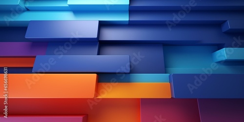 abstract business style background 3D simple colorful