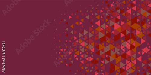  Multicolored abstract Triangle background with variety of triangular shapes and colors, triangles or concave with Copy space 
