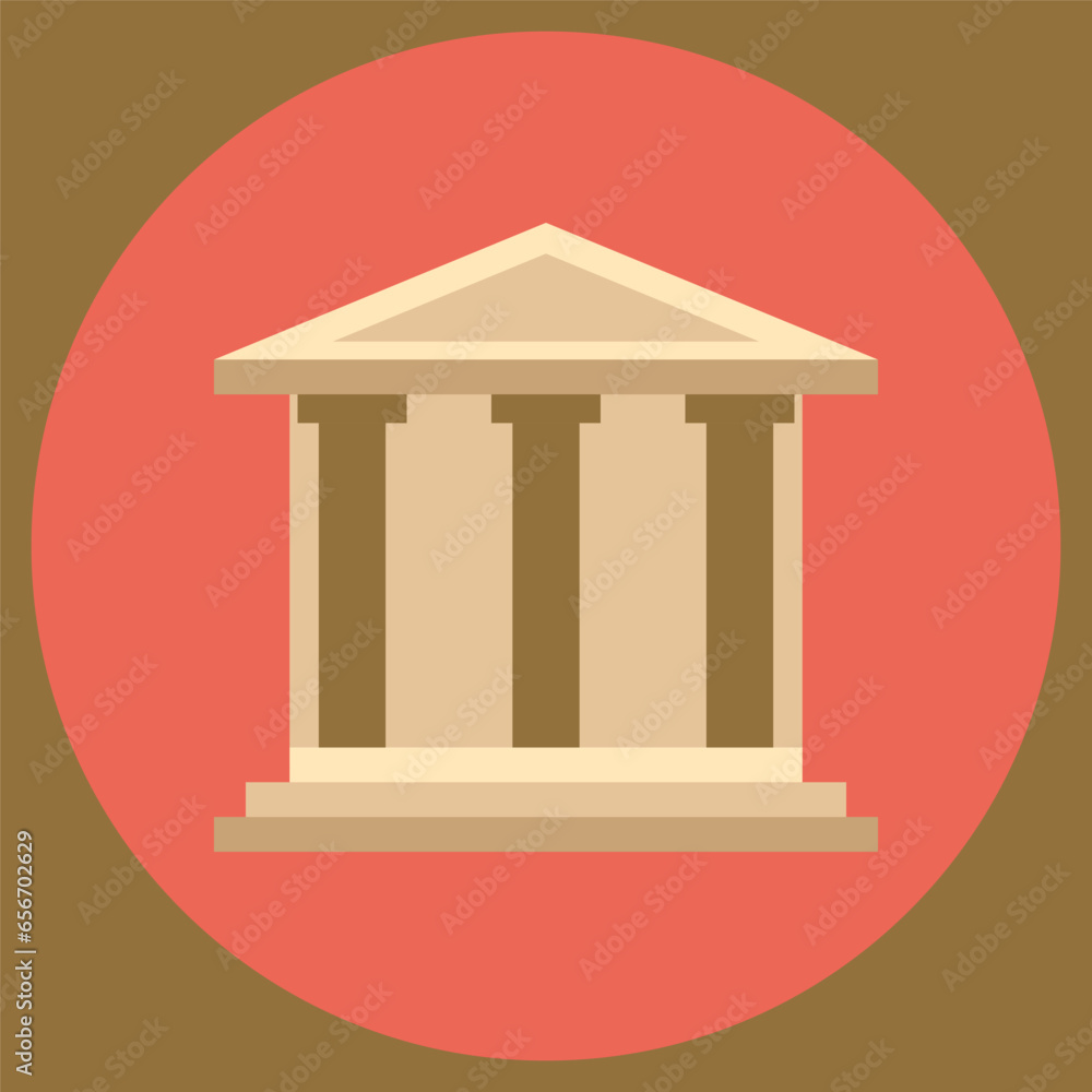 Buildings icon vector set. Bank, school, courthouse, university, library. Architecture concept. Can be used for topics like office, city, real estate Buildings icon vector set. Bank, school, courthouse, university, library. Architecture concept. Can be used for topics like office, city, real estate
