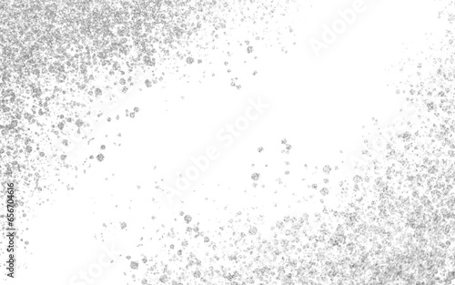 Silver glitter splatter Background - PNG for design -christmas, festive, luxury