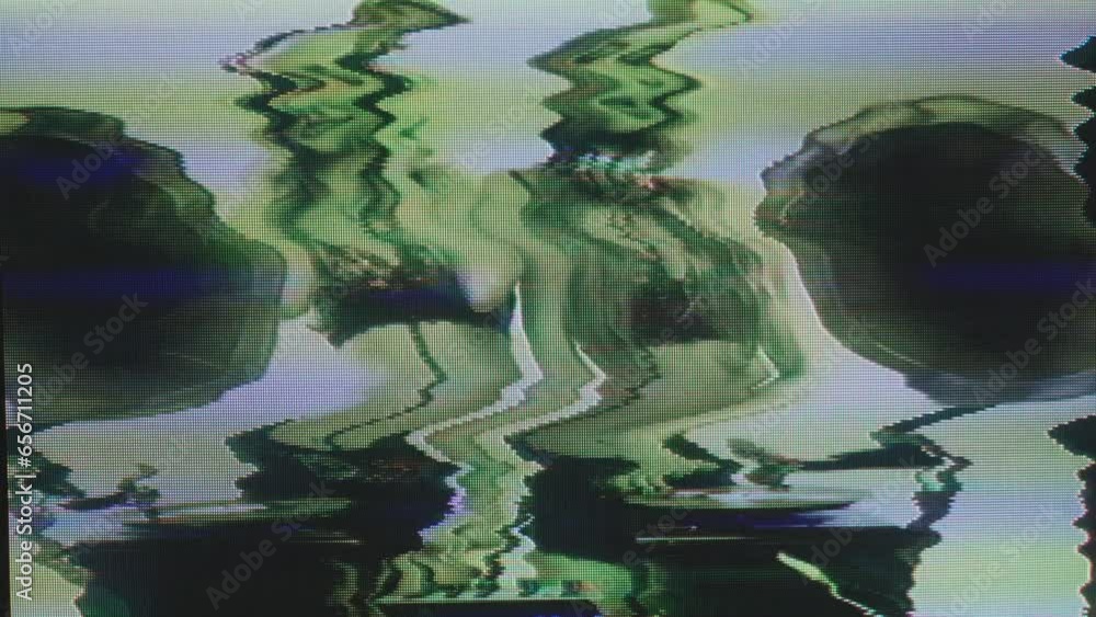 Identical twin female DJs glitch Identical twin female DJs glitch