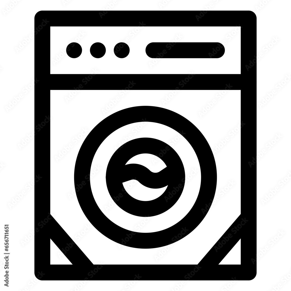 Washing Machine Icon Washing Machine Icon