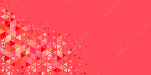  Multicolored abstract Triangle background with variety of triangular shapes and colors, triangles or concave with Copy space 