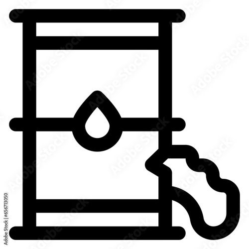 Barrel Leak Icon