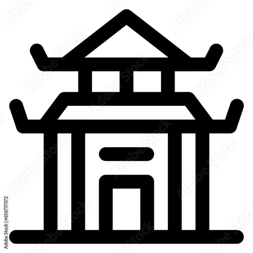 Chinese House Icon