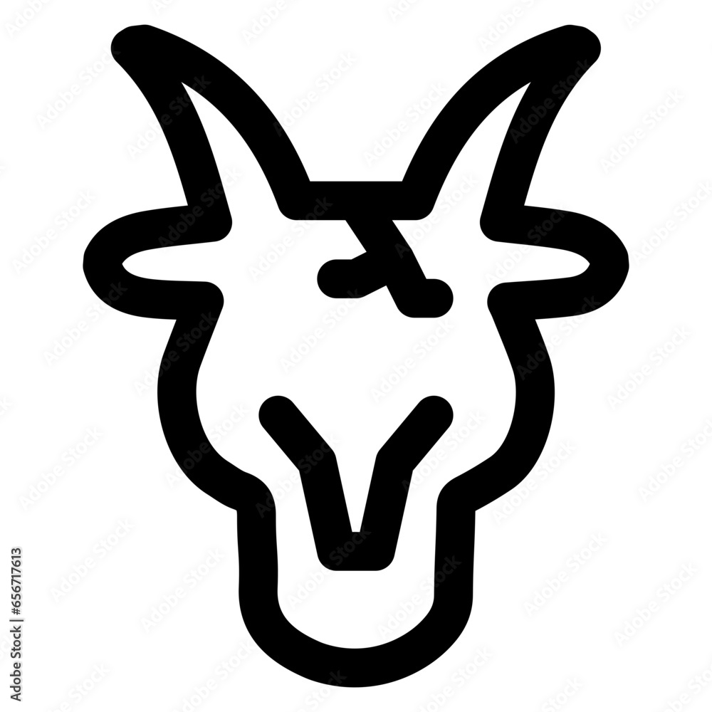 Bull Skull Icon Bull Skull Icon