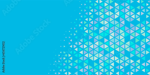  Multicolored abstract Triangle background with variety of triangular shapes and colors, triangles or concave with Copy space 