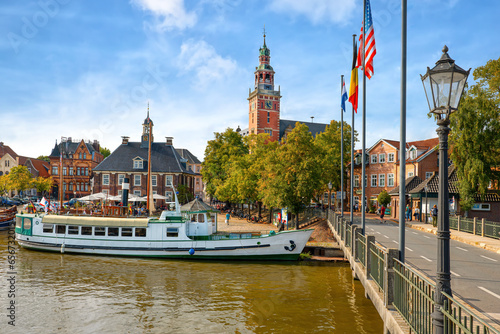 Leer, Ostfriesland, harbourscene