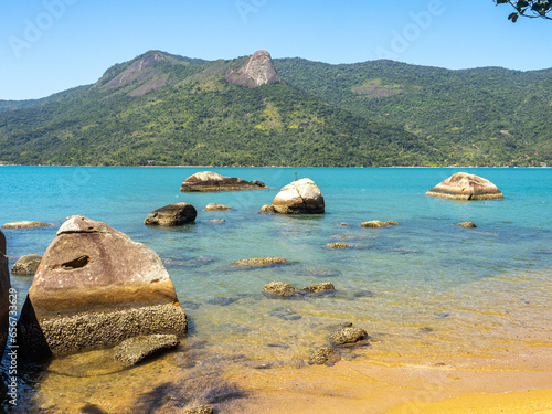 Beautiful beaches in Paraty Mirim, Paraty, Rio de Janeiro, Brazil