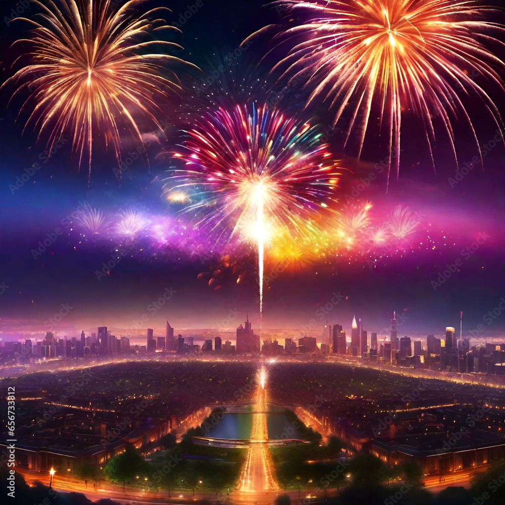 fireworks exploding in the sky fireworks exploding in the sky