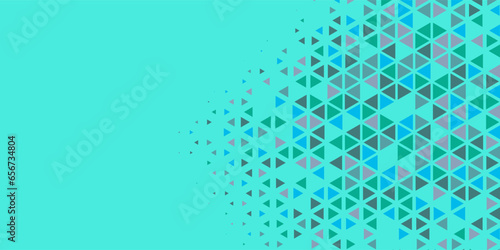  Multicolored abstract Triangle background with variety of triangular shapes and colors, triangles or concave with Copy space 