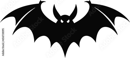 Bat animal vector isolated icon. Bat emoji illustration. © Ibad