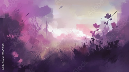 abstract purple background in the style of free brushwork, soft tonal transitions, spectacular backdrops,  banner, web banner, texture, business, advertisement, background photo