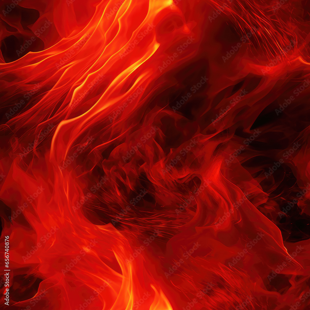 Fire flames repeat pattern
