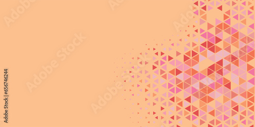 Multicolored abstract Triangle background with variety of triangular shapes and colors, triangles or concave with Copy space 