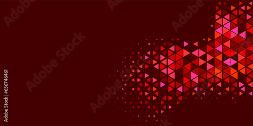  Multicolored abstract Triangle background with variety of triangular shapes and colors, triangles or concave with Copy space 