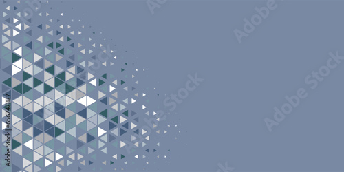  Multicolored abstract Triangle background with variety of triangular shapes and colors, triangles or concave with Copy space 